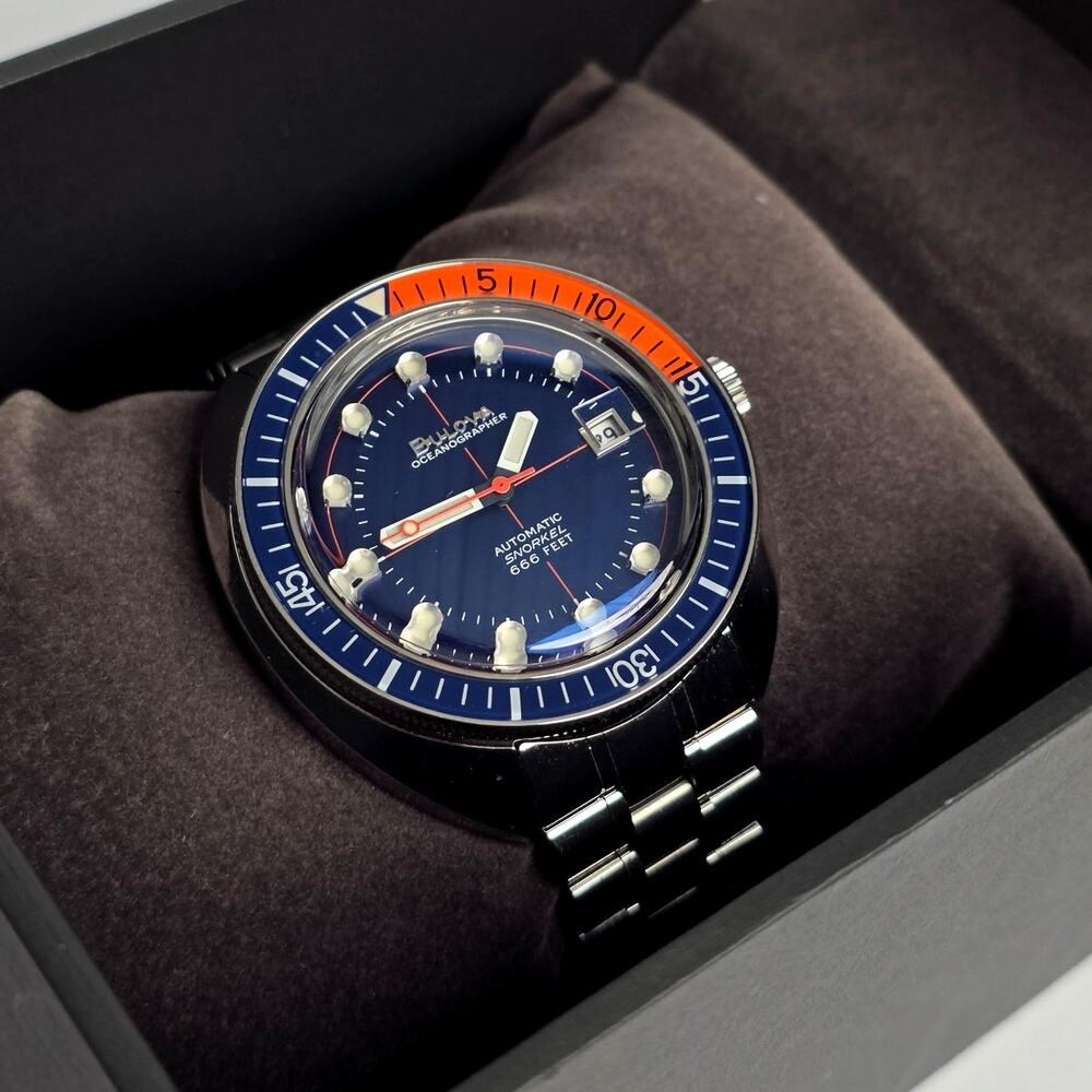 Bulova Oceanographer Devil Diver Automatic Red Black Coke 41mm 96B343 - Box Only